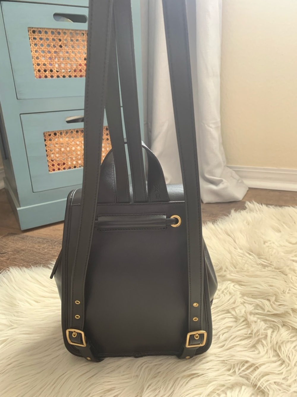 Coach Originals Turnlock Backpack Leather Black - Picture 6 of 15